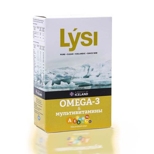 LYSI (ЛИСИ) OMEGA-3 & мультивитамины